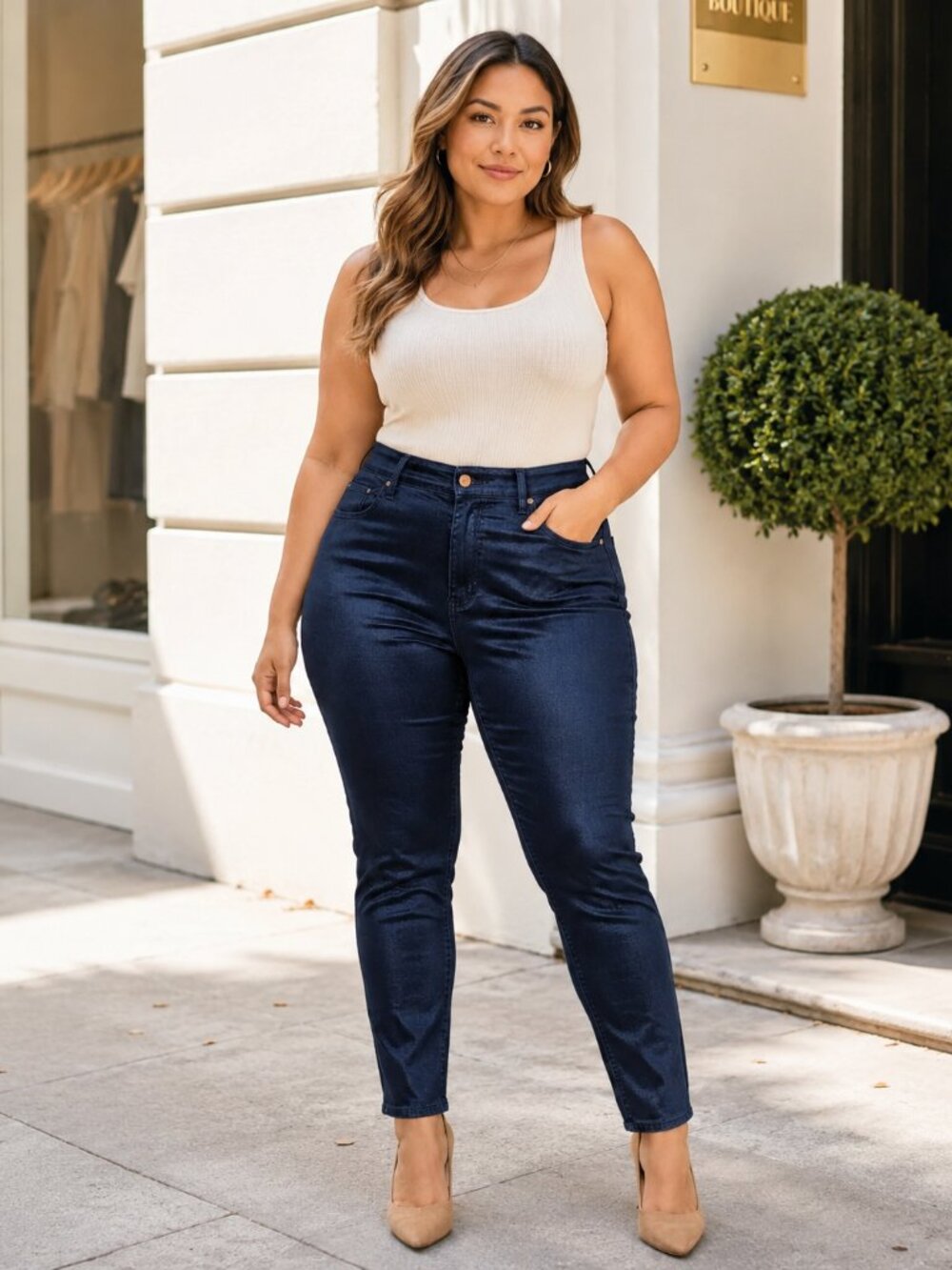 Levi's High-Rise Skinny Jeans in Deep Navy, NWT